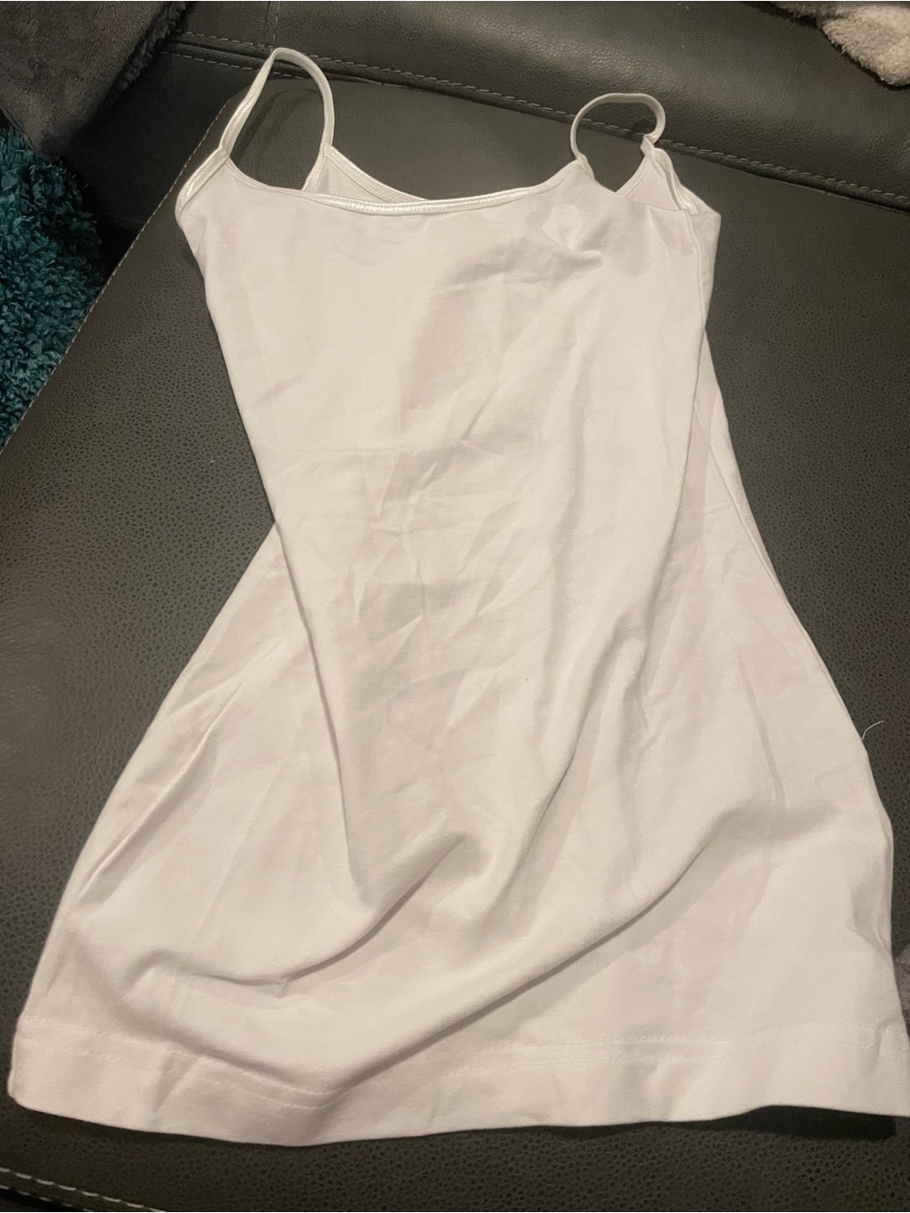 bp White Spaghetti-Strap Tank Top